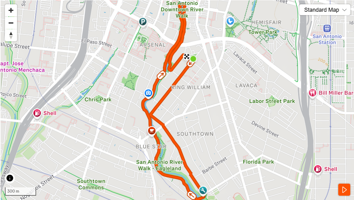 run map